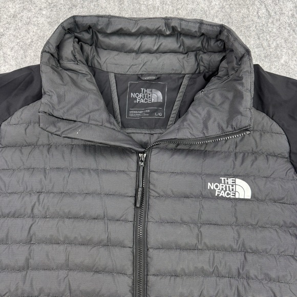 The North Face Jacket Mens Large Black Gray Verto Micro Down 800 Packable - Picture 2 of 16
